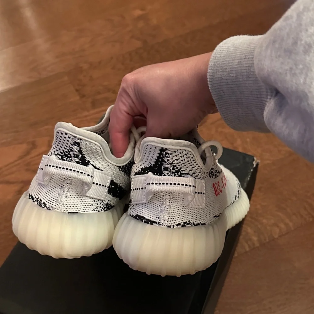 Adidas Yeezy Boost 350 V2 ZEBRA Black White Red